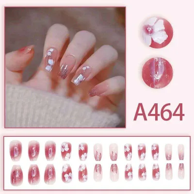 24 Pcs Artificial False Nail Set (1 Set) (A Series)